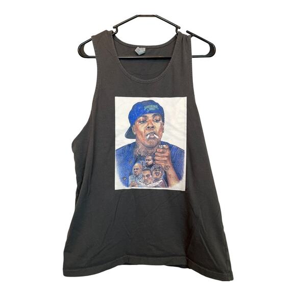 Stoner Friday Grunge Tank Sleeveless Shirt Top Distressed Thrashed  DIY Large - Picture 1 of 6
